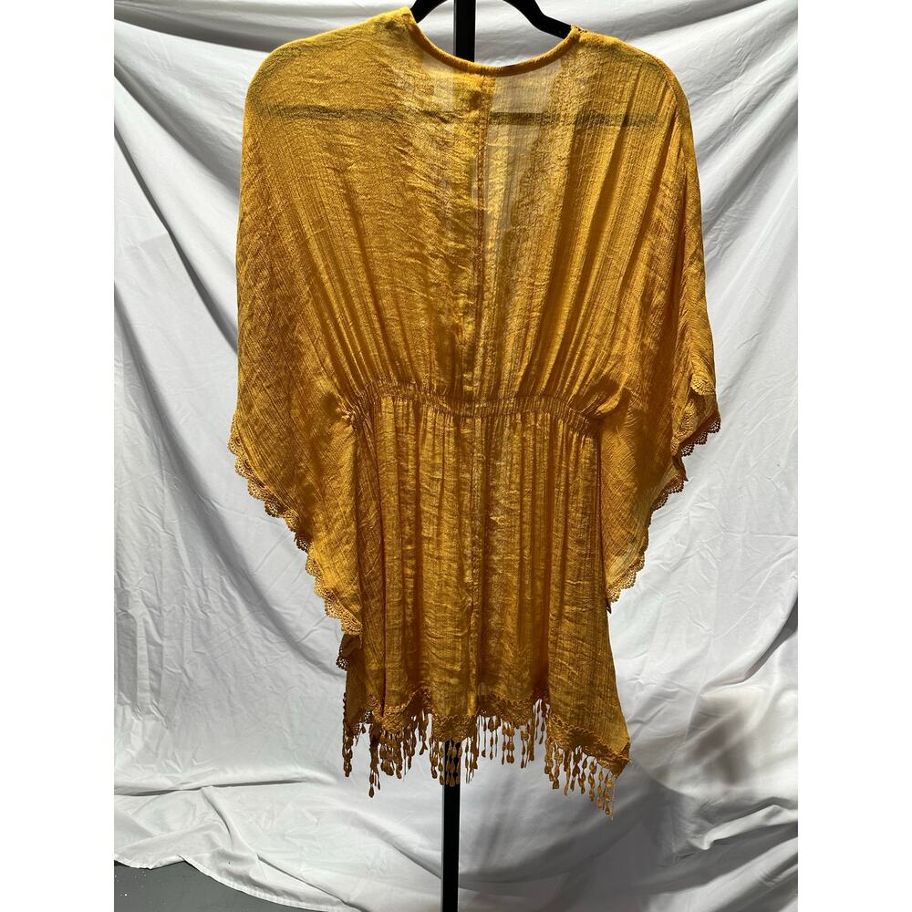 BohoTime & Tru NWOT Poncho Pullover Breezy Flowy Sz OS Prairie Festival Western - Picture 2 of 5